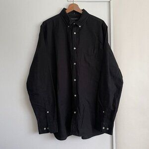 Banana Republic Black Button Down